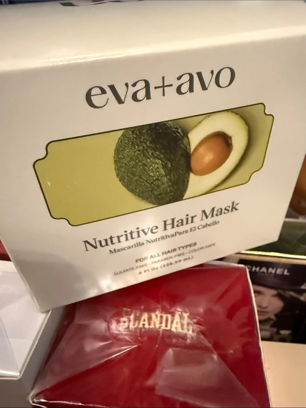 eva+avo Nutritive Hair Mask - Avocado (White & Green Packaging)